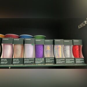 Starbucks Vibrant Cold Cup Ornament Collection